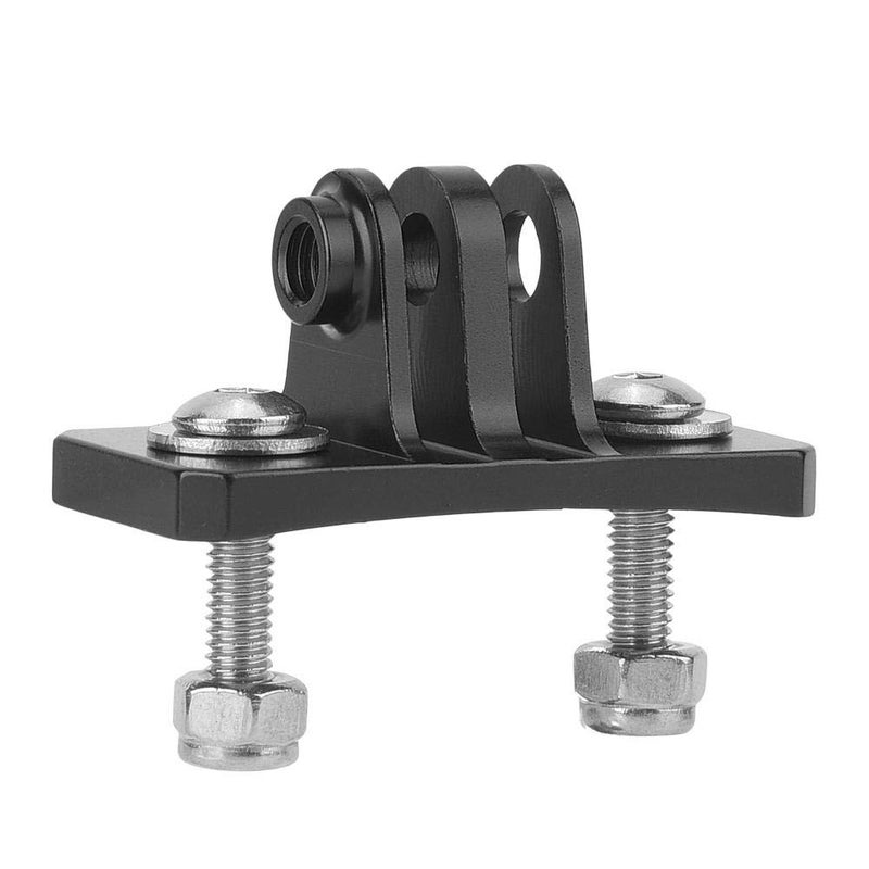 Serounder Skydiving Helmet Fixed Base Holder Adapter Mounts for 7/6/5/4/for/for XiaoYi/for OSMO Action Cameras(Black) - Image 1